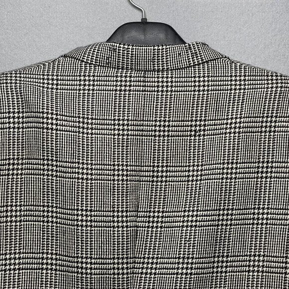 Vito Rufolo Vintage Alpaca Houndstooth Plaid Blazer Jacket Men's 44 Italian Made - Picture 12 of 13